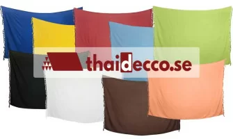 Ensfarvede saronger – klassisk & elegant strandtøj