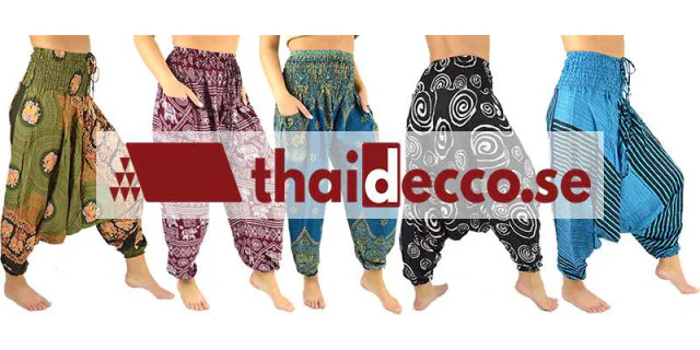 Luftige bukser i rayon – komfortable & kølige thailandske modeller