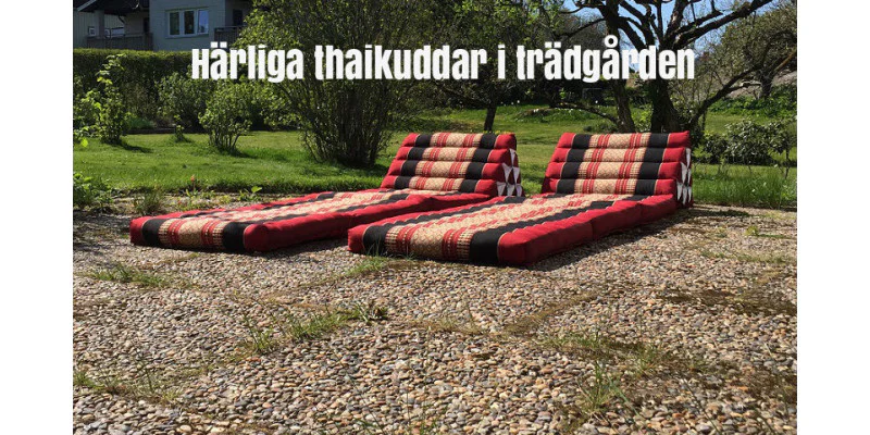 Kapok thaipuder – solsenge & afslapning til terrasse & altan