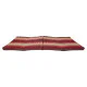 Rød thailandsk foldemadras 190x80 cm med naturlig kapok