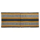 Sort-orange foldbar gulvmadras 190x80 cm med elefantmønster