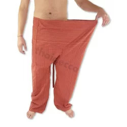 Fiskerbukser Bomuld XL - Rødbrun