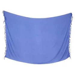 Blålilla ensfarvet sarong
