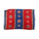 Sarong med asiatisk design i rød og blå