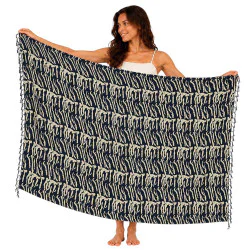 Savanne-sarong med beige naturmønster