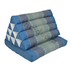 Trekantspude - En liggedel - Blå & Grå