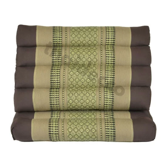 Trekantspude - En liggedel - Brun & Beige