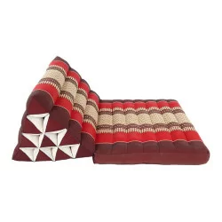 Trekantspude - En liggedel - Rød